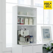 필웰 무노 다용도 상부수납장540 ST9659, 화이트