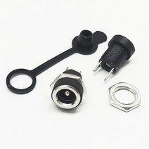 DC커넥터 DC잭소켓 5.5 X 2.1mm / 5.5 X 2.5mm 충전잭 방수 암놈 5.5파이, 5.5 X 2.5mm(본품+너트)