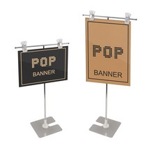 에브리즈 A6 A5 A4 A3 T형 집게형 POP 거치대 메모홀더 메뉴 가격표 홀더 메모꽂이 쇼클립, 철재 스탠드 POP 집게형-B타입