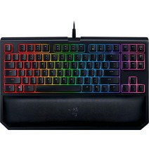 레이저키보드 레이저블랙위도우TE크로마v2TKL 텐키리스 기계게이밍키보드 클래식 블랙, Keyboard, Green Switches - Tactile Cli, 레이저