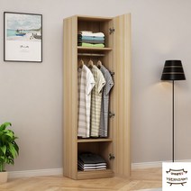 키큰옷장 틈새옷장 키큰장 코너장 작은방옷장 롱 붙박이거울 일룸옷장 싱글장롱, 단문, 복장을 갖추다, 삼일 한칸 한칸 50*50*180 색상 메모