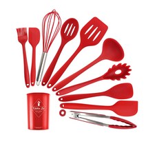 소소심 실리콘 조리도구 키친툴세트 11P, 레드