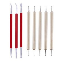 우드카빙키트 가죽 공예 도구 포인트 스타일러스 접합 조각 숟가락 엠보싱 프레스 세트 Costura DIY Art Su, 01 as picture