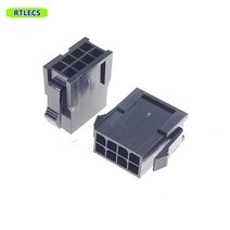 소켓 커넥터 5pcs 4.2m cpu 8 핀 4 + 4 위치 리셉터클 플러그 하우징 남성 헤더 전원 공급 장치 atx psu eps12v 마더 보드 메인 보드 커넥터, 귀를 가진 여성, 06 Female with ears