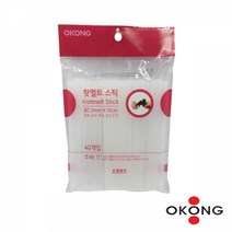 오공 핫멜트 미니 글루건 실리콘건 접착제 글루스틱 핫멜트건
