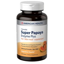 American Health Super Papaya Enzyme Plus 아메리칸 헬스 츄어블 슈퍼 파파야 엔자임 플러스 180정, 1개