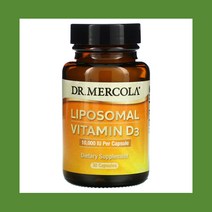 Dr. Mercola 닥터 머콜라 비타민D3 콜레칼시페롤 10 000IU 30캡슐 해바라기 레시틴 해바라기유 VitaminD3 Cholecalciferol Sunflower Oil