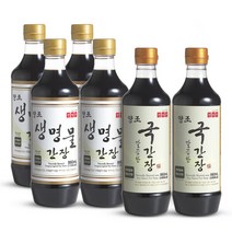 신앙촌 양조간장 요리비법 1호생명물간장 860mL 4국간장 2, 2개, 없음
