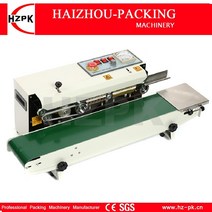 자동 실링기 업소용 가정용 커피캔 포장 비닐 접착기 수직형 수평형 밴드실러 hzpk 금속 스프레이 페인트 데스크 테이블 연속 밴드 실러 플라스틱 차 식품 가방 컨베이어 벨트, 나는 플러그, 플라스틱 기어, 220v
