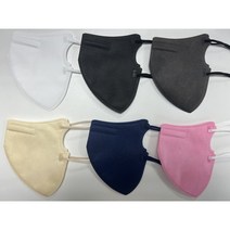늘해랑 마스크 새부리형 여름용 귀편한 보풀없느 써멀본드 컬러 마스크 - 5매입, 6색 X 5매씩 = 30매