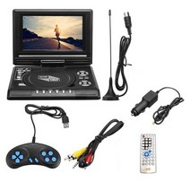 DVD플레이어 에듀플레이어 비디오플레이어 7.8 인치 휴대용 hd tv 홈 자동차 dvd vcd cd mp3 dvd usb 카드 rca tv portatil 케이블 게임 lcd, 1-은