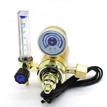 용접 감압기 압력 게이지 알곤 가스 co2 유량계, CO2가열측정기36V(고급모델)