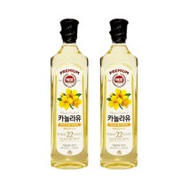 해표 프리미엄 카놀라유 유채유 식용유 900ml x 2개