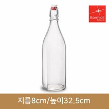유리병 (초특가)보르미올리 스윙사각 1000ml(A), 스윙탑캡, 1개