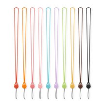 어린이 초등학생 집키 열쇠 분실방지 목걸이줄 버카 교통카드 보안키 사원증 네임, 1개, 핑크