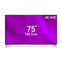[티비공장] 중소기업 75인치 UHD LED TV, [수도권] 스탠드+기사방문설치