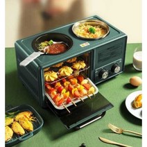 다기능오븐토스터기 제과제빵 오븐 전기오븐 토스트기, 그린
