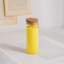 옐로우 스티로폼 알갱이 0.3cm