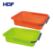 싱글 크릴 바구니 밑밥통 거치, 오렌지, 1개