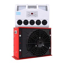 무시동에어컨 차박 연료절약 탑차 냉방기 24V 12v, 24V입식빨간색+액세서리전체세트+냉매충전