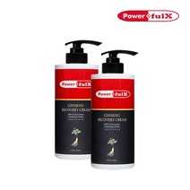 [파워풀엑스] 진생 리커버리크림 파워풀크림, 500mlx2ea [총1000ml]
