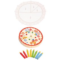 유아 분수교구 케익 조각 나누기 수학놀이 덧셈뺄셈 산수놀이 수세기교구