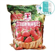 트레이더스 냉동 딸기 2.3KG 아이스박스포장 + 더메이런손소독제, 1개