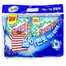 옥시크린 분말형 1kgx2 세탁 가루 빨래 세제, 상세페이지 참조, opshow 본상품선택