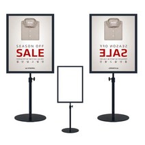 시둥마켓 +[시둥마켓]+_ 아크릴꽂이 어린이집간판 POP스탠드 돌출간판 메뉴안내판, 아크릴 pop t자형 테이블 거치대 명함 꽂이 A