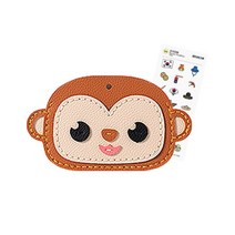 어린이 가죽 카드지갑 만들기, 원숭이＋스티커증정