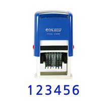 도장마트 숫자 도장 스탬프 수동 자동 넘버링 명판 고무인, C-509(8단넘버링)