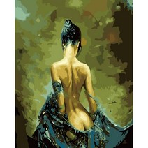 HANDONG 인물 유화 DIY 명화 반고흐 손으로 그리기 예술품 인테리어 예수 천사, PO135