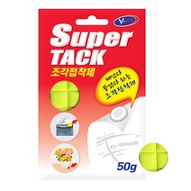 브이텍 슈퍼텍 조각 접착제 50g 옐로우 VT-085 본드