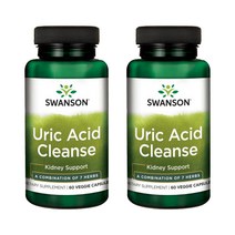 스완슨 유릭 애시드 클렌즈 베지 캡슐, 60개입, 2개