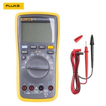Fluke-12E 자동 디지털 멀티미터 15B DMM AC/DC/Diode/R/C 전압 테스터, 02 Fluke 17B PLUS