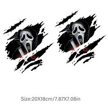 밀리터리 패치 컬러풀공포 영화 킬러 의류용 Hlloween 패치 DIY 후드 티 스웨터 자켓 열전달 아플리케 장