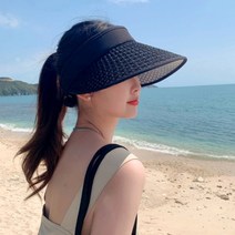 지케이스토어 여성썬캡 여름챙모자 여행 햇빛가리개