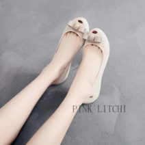 [PINK LITCHI]여성 여름 젤리 슈즈 토오픈 샌들 rt9 WJ1031