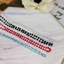 우주몰 마스크줄 마스크스트랩 마스크목걸이 스트랩줄 - 진주/ 크리스탈스트랩