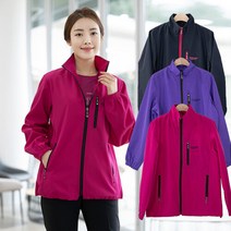 모슬린 엄마옷 면 하이넥 바람막이 점퍼 YJP203160 마담/미시옷/중년여성의류/50대/60대여성옷/빅사이즈