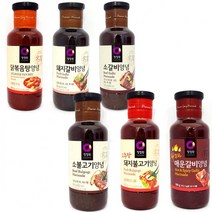 청정원 불고기양념 갈비양념 닭볶음탕양념 고추장 불고기 돼지갈비 소갈비 양념, 청정원 소불고기양념500g