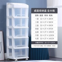 4단서랍장 택배 두꺼운라지 수납상자 플라스틱 수납장 투명 정리상자 사무실 보관 서랍식 다층 접기, C01-3단 판매후무사태, T17-32cm화이트색 화장 완전한
