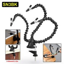 NEWACALOX용접 수리 작업대 3X USB LED 돋보기 PCB 홀더 납땜 도구 세 번째 도움 손 6 개 유연한 팔, SN3BK, DV 5V 2A, 09 SN3BK_01 DC 5V 2A
