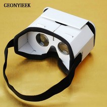 DIY 휴대용 가상 현실 안경 구글 카드보드용 3D 안경 스마트폰용 VR 안경 아이폰 X 7 8 VR