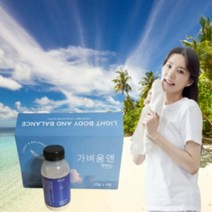 가벼움앤 장 시원하게 만성변비 숙변제거 변비탈출 변비직빵 장청소 효과빠른 약국 식이섬유 음료, 가벼움앤 1박스(25gx4병)