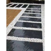 정원타일 인테리어 마당 옥상 테라스 맞춤 바닥 셀프 정원 디딤석, 다른 불규칙 20x30x3-4