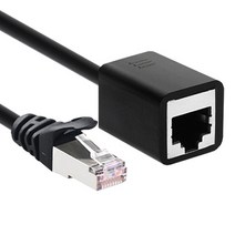 CAT 6 연장 랜케이블 FTP 기가비트 연장 랜선 / 블랙 0.5M, 1.5M