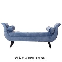 신부대기실의자 1.6m 예식장 웨딩 포토 북유럽, 벨벳 하늘색 160cm, 1개