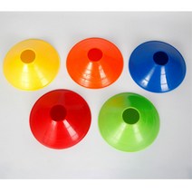 훈련용 접시콘 10개 체육 수업 체력학원, 10개(색상랜덤)