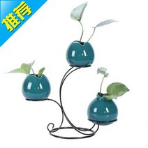 테이블리폼 큰사이즈 식탁 위 놓다 의 숏 꽃병 간략함 Y대략 그릇 레스토랑 수반 그린 뤄 전원 2151910840, 다크 그레이 차콜